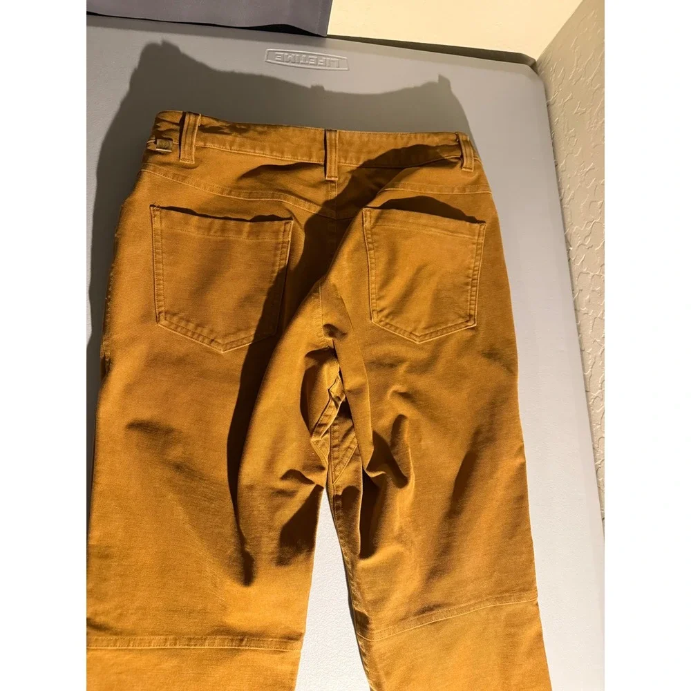 Lululemon ABC Pant Slim Utilitech Copper Brown Ochre Mens 28 LM5ABNS